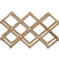 Gifi Range bouteilles en pin naturel