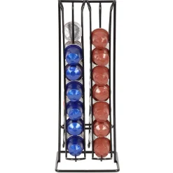 Gifi Range capsules de café en métal noir