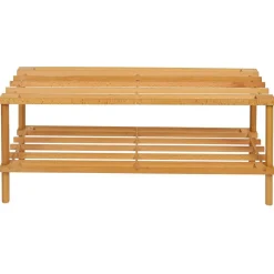 Gifi Rangement|Range chaussures 2 niveaux bois 74xH29x26cm