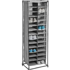 Gifi Rangement|Range chaussures 18 paires gris