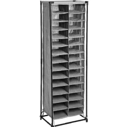 Gifi Rangement|Range chaussures 18 paires gris