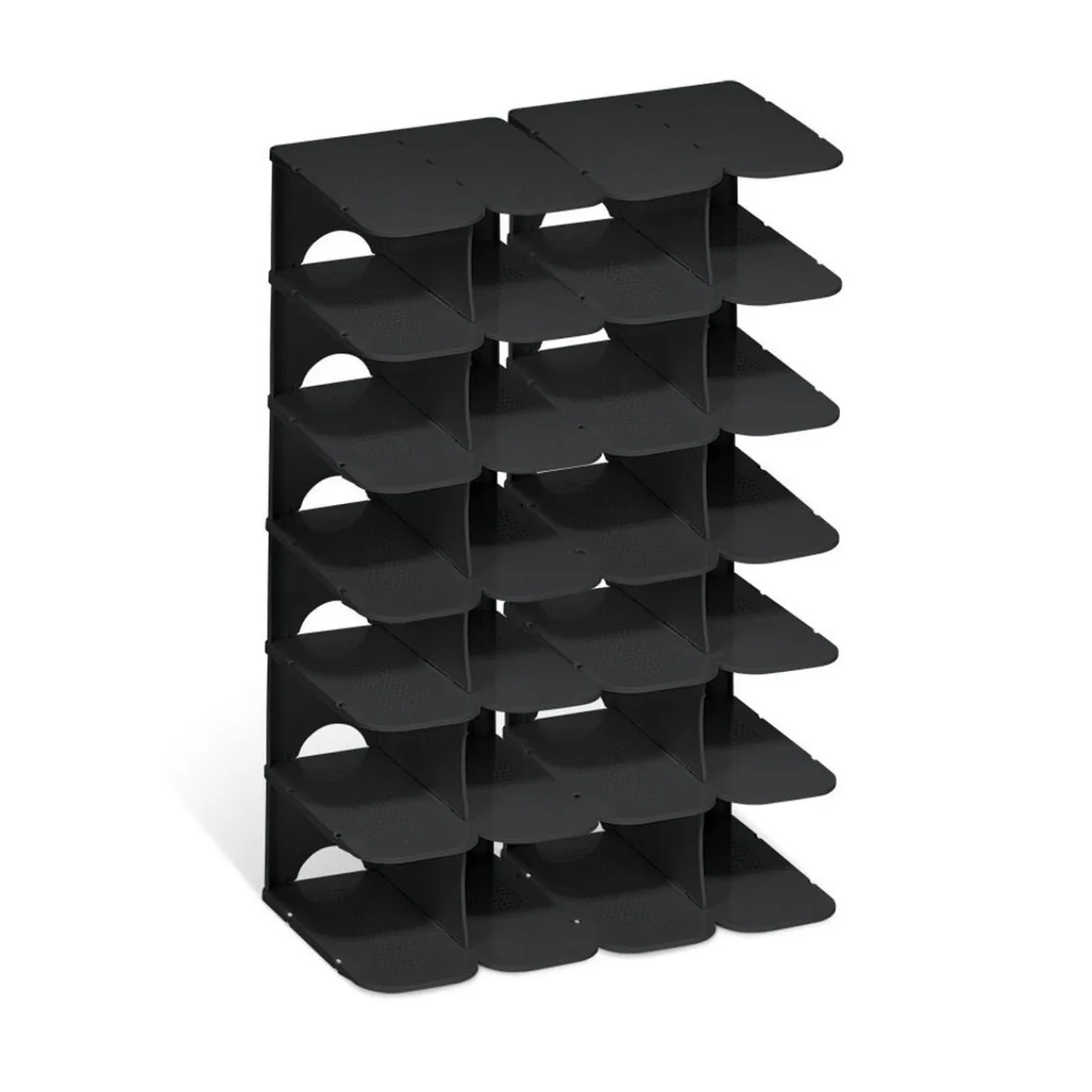 Gifi Rangement|Range chaussures 4 paires noir