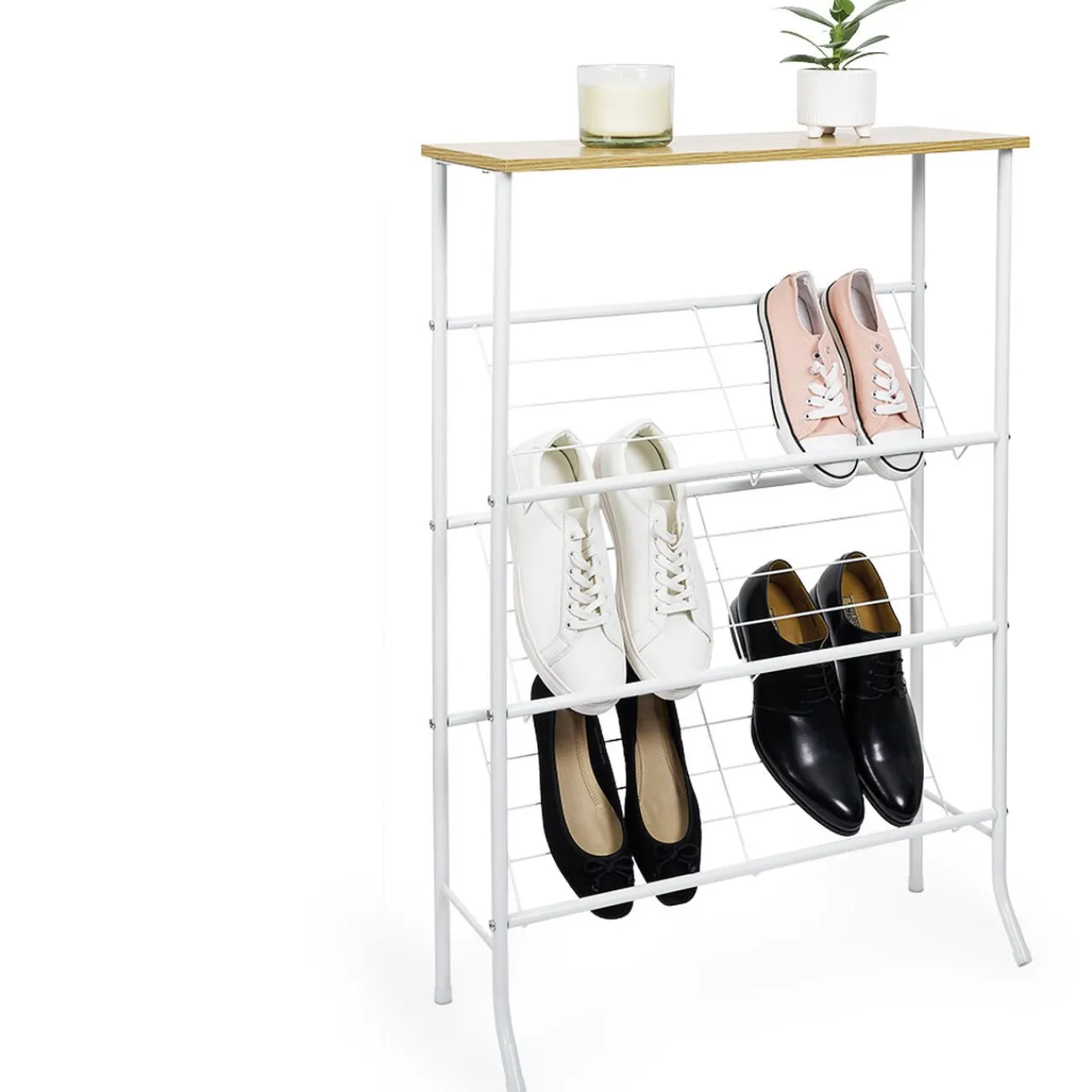 Gifi Rangement|Range chaussures 9 paires 60x23xH89cm