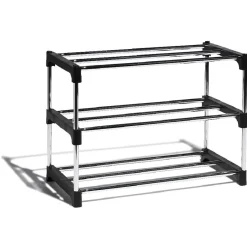 Gifi Rangement|Range chaussures extensible noir et gris