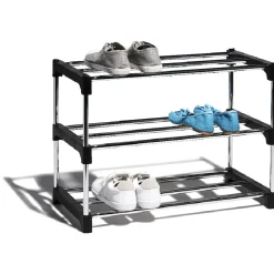 Gifi Rangement|Range chaussures extensible noir et gris