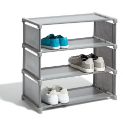 Gifi Rangement|Range chaussures gris 9 paires