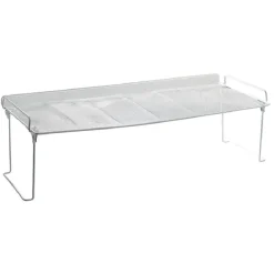 Gifi Rangement|Range chaussures étagère blanche superposable 8 paires L68xl28xH22cm