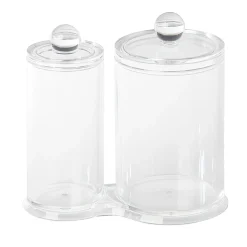 Gifi Beauté^Range coton tige et disque transparent