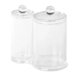 Gifi Beauté^Range coton tige et disque transparent