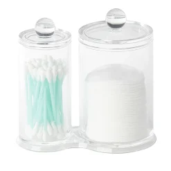 Gifi Beauté^Range coton tige et disque transparent