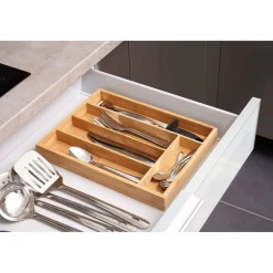 Gifi Range couvert en bambou 34x26xH4cm