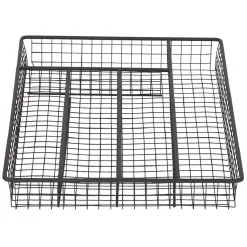 Gifi Range couvert pour tiroir grillage en fer noir