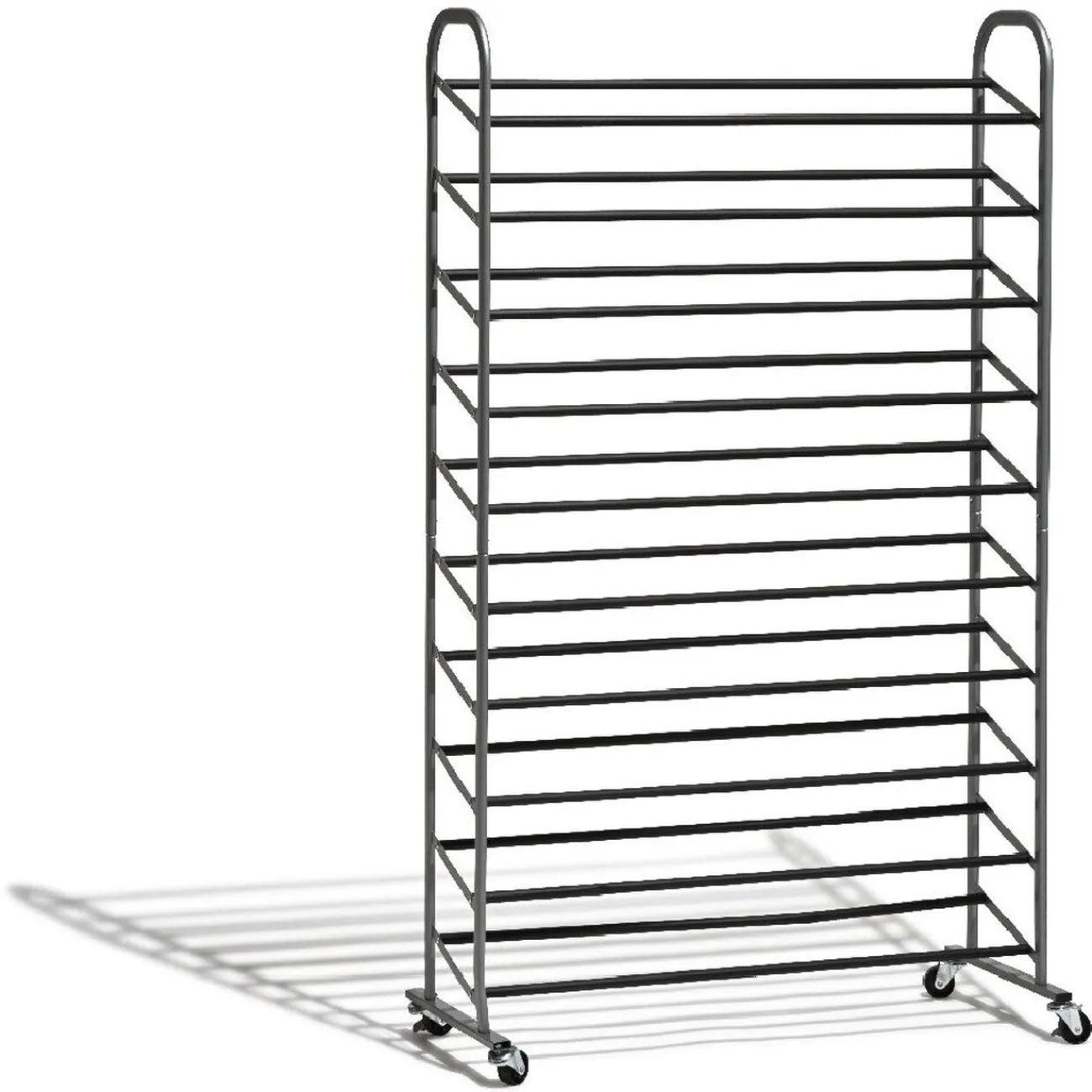 Gifi Rangement|Range-chaussures à roulettes 10 niveaux