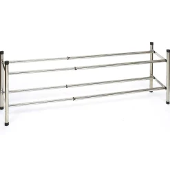 Gifi Rangement|Range-chaussures extensible métal chromé