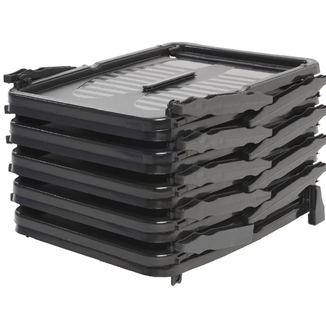 Gifi Rangement|Range-chaussures téléscopique plastique noir