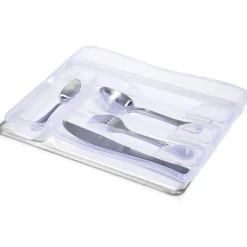 Gifi Range-couverts en plastique transparent - L.33xl.25,5xH.4cm