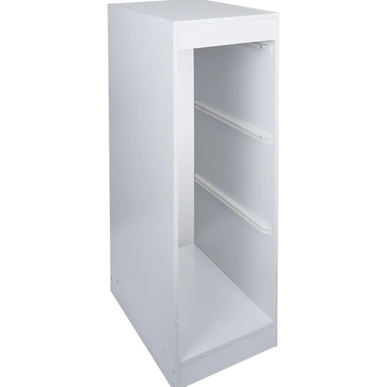 Gifi Rangement|Rangement 3 niveaux pour casier blanc