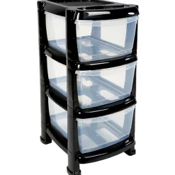 Gifi Rangement|Rangement 3 tiroirs plastique