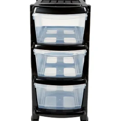 Gifi Rangement|Rangement 3 tiroirs plastique