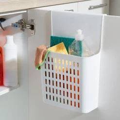 Gifi Rangement|Rangement porte de cuisine blanc