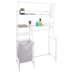 Gifi Entretien Du Linge|Rangement pour buanderie blanc