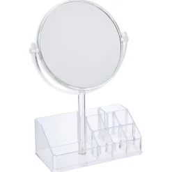 Gifi Rangement|Rangement pour cosmétique avec miroir 9 compartiments 20x15xH5cm