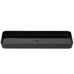 Gifi Aménagement Salle De Bain^Rangement pour tiroir plastique noir