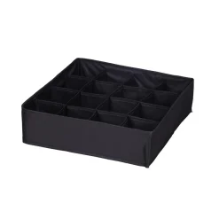 Gifi Rangement|Rangement sous vêtement 16 compartiments noir