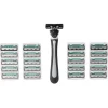 Gifi Beauté^Rasoir homme avec 20 recharges 3 lames