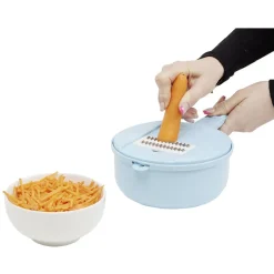 Gifi Récipient 6-en-1 avec passoire et accessoires de coupe