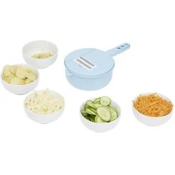 Gifi Récipient 6-en-1 avec passoire et accessoires de coupe