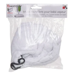 Gifi Entretien Du Linge|Recharge microfibre blanc pour balai vapeur x2