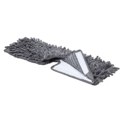 Gifi Nettoyage Et Entretien|Recharge pour balai plat duo microfibre chenille gris