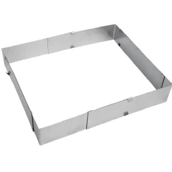 Gifi Rectangle à pâtisserie extensible inox