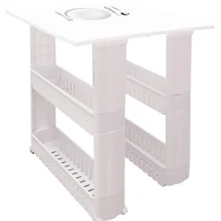 Gifi Resserre 2en1 avec fonction table blanc