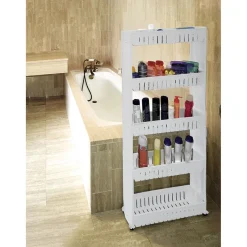 Gifi Resserre 2en1 avec fonction table blanc