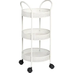 Gifi Resserre légumes à roulettes gris clair