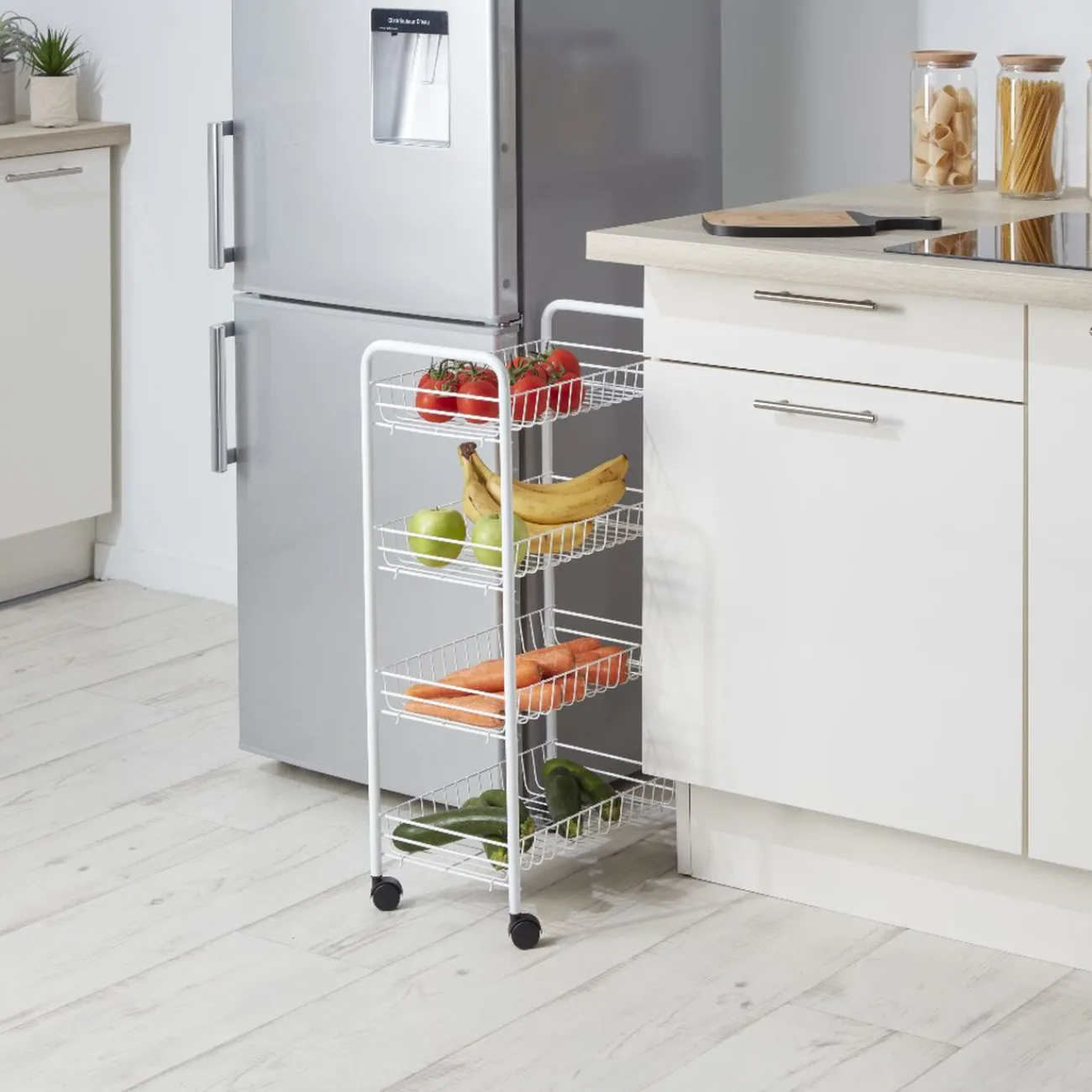 Gifi Resserre légumes 4 étages en métal