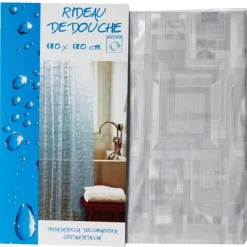 Gifi Aménagement Salle De Bain^RIDEAU DE DOUCHE