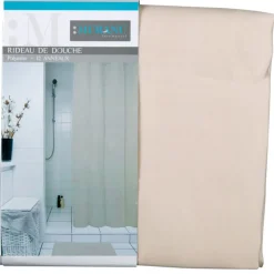 Gifi Aménagement Salle De Bain^Rideau de douche crème