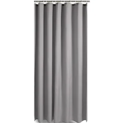 Gifi Equipement Douche^Rideau de douche effet lin 180x200cm polyester gris
