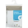 Gifi Equipement Douche^Rideau de douche uni taupe
