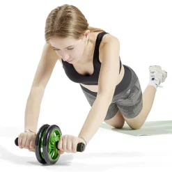 Gifi Bien-Être^Roue abdominale avec poignées confort et tapis