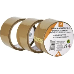 Gifi Colle Et Adhésif^Rouleau adhésif marron L.25 m