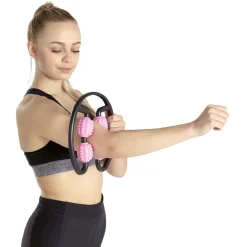 Gifi Bien-Être^Rouleau de massage noir et rose