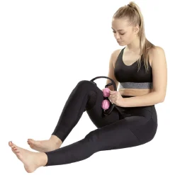 Gifi Bien-Être^Rouleau de massage noir et rose