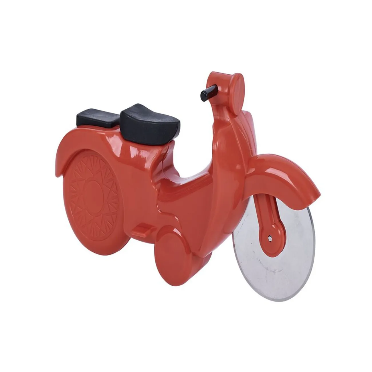 Gifi Roulette à pizza forme scooter rouge ou bleu