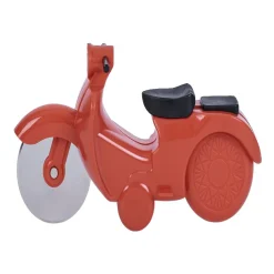 Gifi Roulette à pizza forme scooter rouge ou bleu