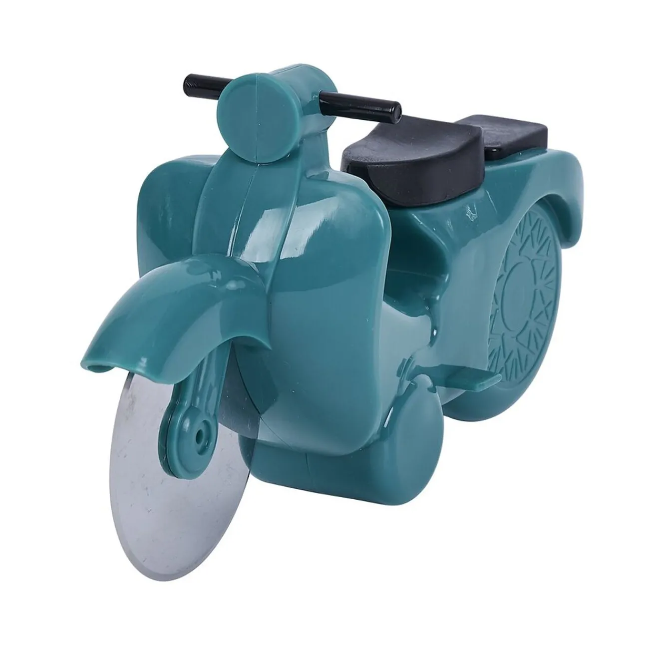 Gifi Roulette à pizza forme scooter rouge ou bleu