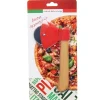 Gifi Roulette à pizza rouge manche bois